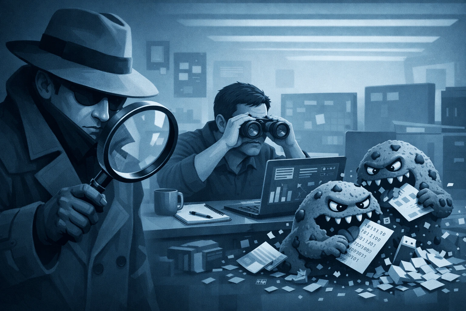Secure Access - Man in the Middle Illustration